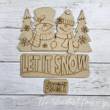 Load image into Gallery viewer, Add-on for Interchangeable Farmhouse Truck SVG | 12" and 24" Truck SVG | Mr and Mrs Snowman Truck | Let it Snow Truck Interchangeable SVG
