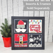 Load image into Gallery viewer, Santa Sign Bundle Laser Cut File | Farmhouse Interchangeable Leaning Sign Bundle SVG | Glowforge | Farmhouse Sign | Santa Svg
