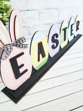 Load image into Gallery viewer, Bunny Easter Egg SVG File | Laser Cut File | Glowforge | Easter Egg SVG | Easter Mantle Decor | Easter laser cut svg | Bunny SVG
