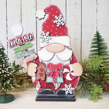 Load image into Gallery viewer, Santa Gnome SVG File  | Laser Cut File | Standing Santa Gnome SVG File | Gnome | Gnome Shelf Sitter | North Pole Gnome SVG
