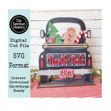 Load image into Gallery viewer, Add-on for Interchangeable Farmhouse Truck SVG | 12&quot; and 24&quot; Truck SVG | North Pole Christmas Truck | Santa  | Christmas Interchangeable SVG
