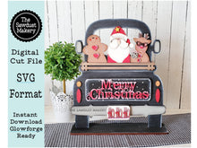 Load image into Gallery viewer, Add-on for Interchangeable Farmhouse Truck SVG | 12&quot; and 24&quot; Truck SVG | Merry Christmas Truck | Santa  | Christmas Interchangeable SVG
