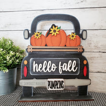 Load image into Gallery viewer, Add-on for Interchangeable Farmhouse Truck SVG | 12&quot; and 24&quot; Truck SVG | Fall Truck | Pumpkin Truck | Fall Interchangeable Digital File
