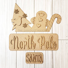 Load image into Gallery viewer, Add-on for Interchangeable Farmhouse Truck SVG | 12&quot; and 24&quot; Truck SVG | North Pole Christmas Truck | Santa  | Christmas Interchangeable SVG
