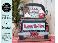 Load image into Gallery viewer, Add-on for Interchangeable Farmhouse Truck SVG | 12&quot; and 24&quot; Truck SVG | Hot Cocoa Truck | Cocoa Bar | Christmas Interchangeable SVG
