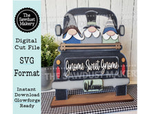 Load image into Gallery viewer, Add-on for Interchangeable Farmhouse Truck SVG | 12&quot; and 24&quot; Truck SVG | Gnome Sweet Gnome Truck | Home Decor Gnome |  Interchangeable SVG
