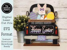 Load image into Gallery viewer, Add-on for Interchangeable Farmhouse Truck SVG | 12&quot; and 24&quot; Truck SVG | Easter Bunny Truck | Hop | Easter Interchangeable SVG
