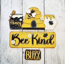 Load image into Gallery viewer, Add-on for Interchangeable Farmhouse Truck SVG | 12&quot; and 24&quot; Truck SVG | Bee Truck | Bee King | Bee Interchangeable SVG
