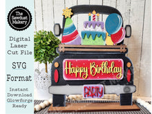 Load image into Gallery viewer, Add-on for Interchangeable Farmhouse Truck SVG | 12&quot; and 24&quot; Truck SVG | Birthday Truck | Party | Birthday Interchangeable SVG
