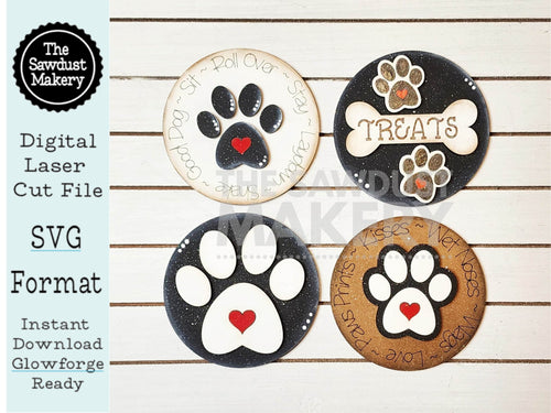 Dog Treat Bundle Candy Jar | Mason Jar Lid | Cookie Jar lid | Interchangeable Frame SVG  File | Laser Cut File | Interchangeable Frame