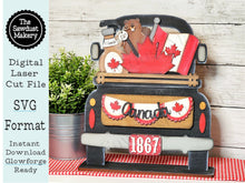 Load image into Gallery viewer, Add-on for Interchangeable Farmhouse Truck SVG | 12&quot; and 24&quot; Truck SVG | Canada Day Truck | Flowers | Bloom Truck Interchangeable SVG
