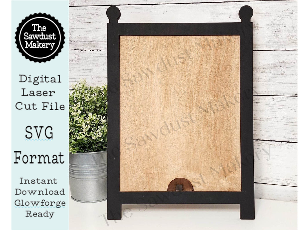 Interchangeable Bistro Board Sign SVG | Interchangeable Laser Cut File | Glowforge | Interchangeable Decor | Farmhouse Decor