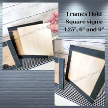 Load image into Gallery viewer, Farmhouse Framed Sign Holder SVG | Interchangeable Frame SVG | Laser Cut File | Framed Sign SVG  | Home Decor svg | Chunky Frame
