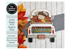 Load image into Gallery viewer, Add-on for Interchangeable Farmhouse Truck SVG | 12&quot; and 24&quot; Truck SVG | Autumn LeavesTruck | Fall Truck | Truck Interchangeable SVG
